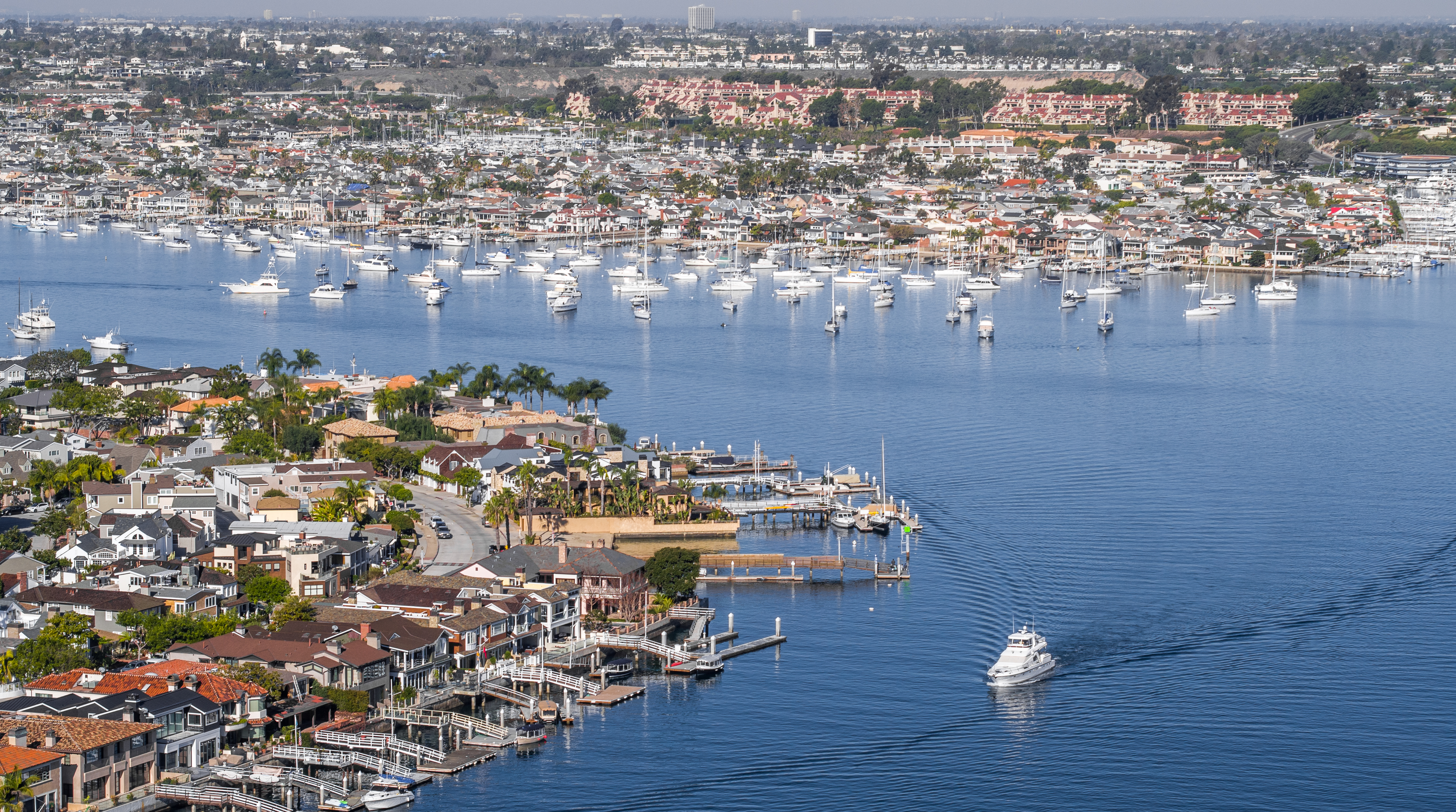 Boat in the Newport Harbor