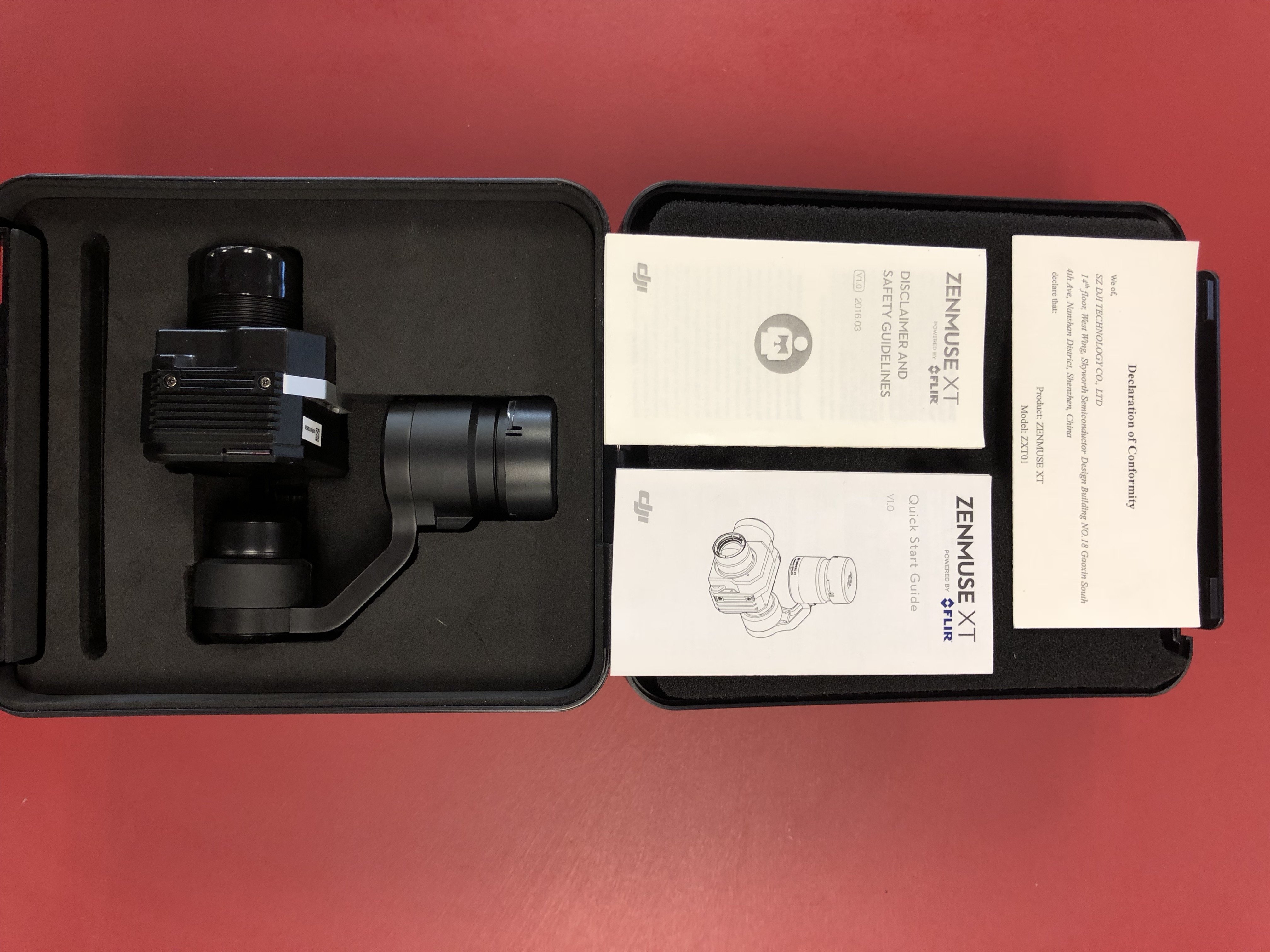 DJI Zenmuse XTR: 640 x 512, 30Hz, 13mm lens with Adv