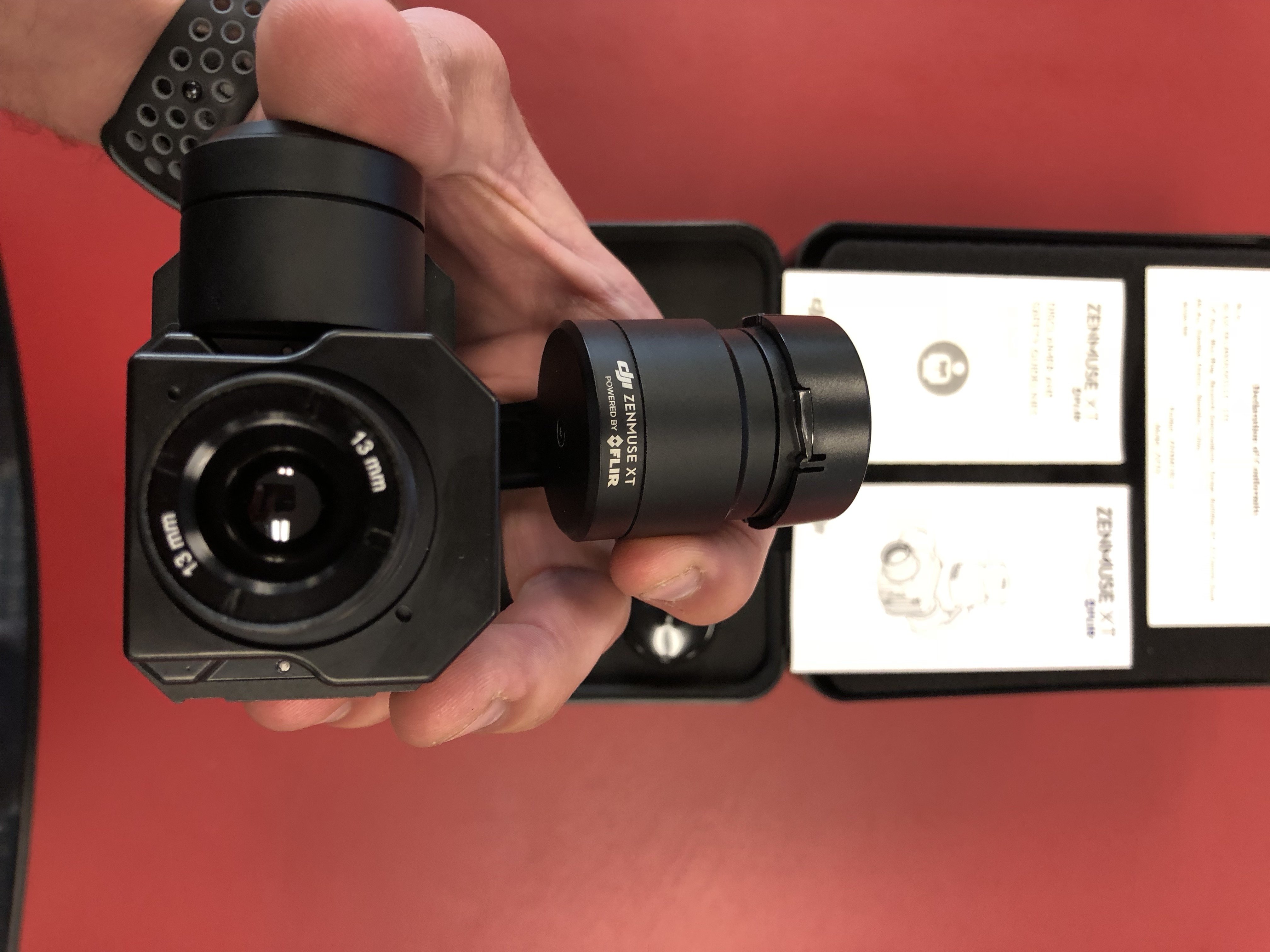 DJI Zenmuse XTR: 640 x 512, 30Hz, 13mm lens with Adv Radiometry