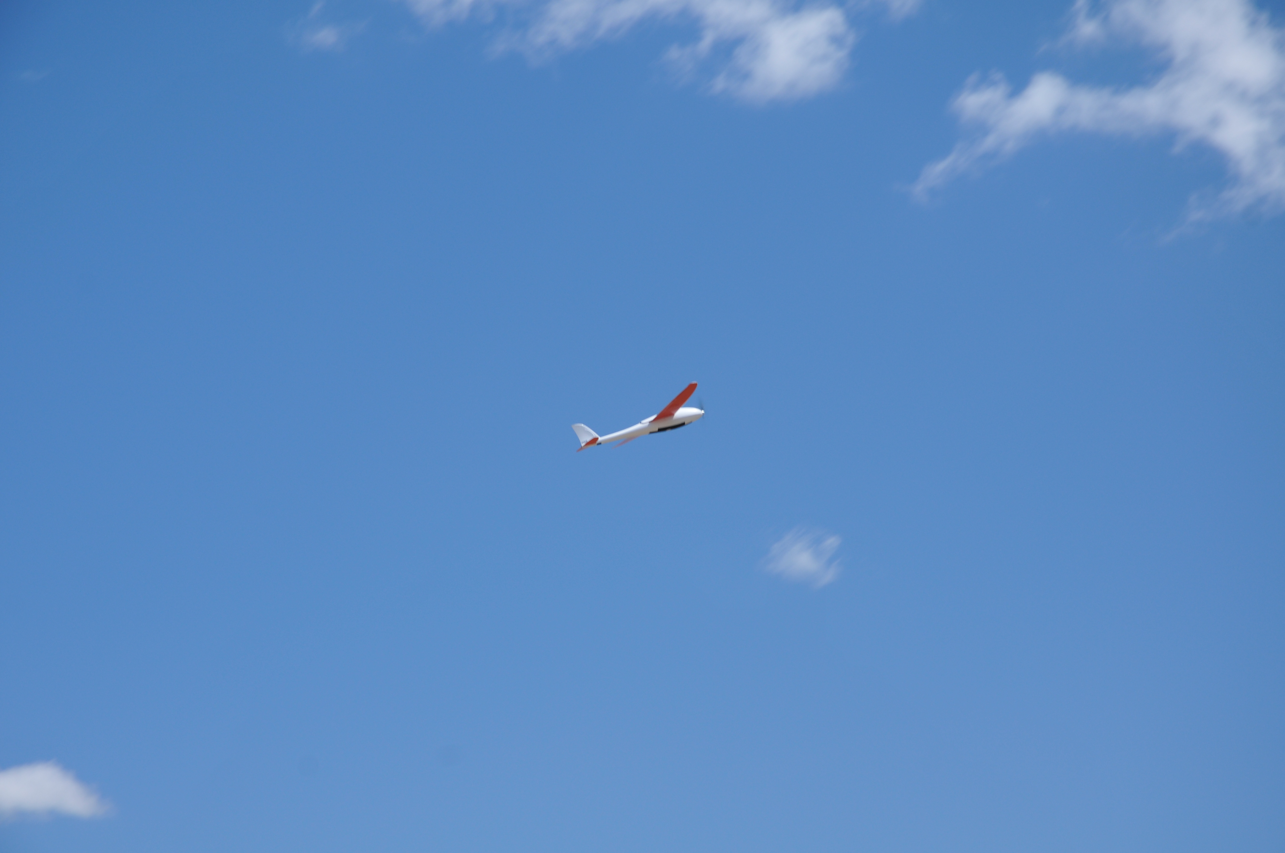 In flight