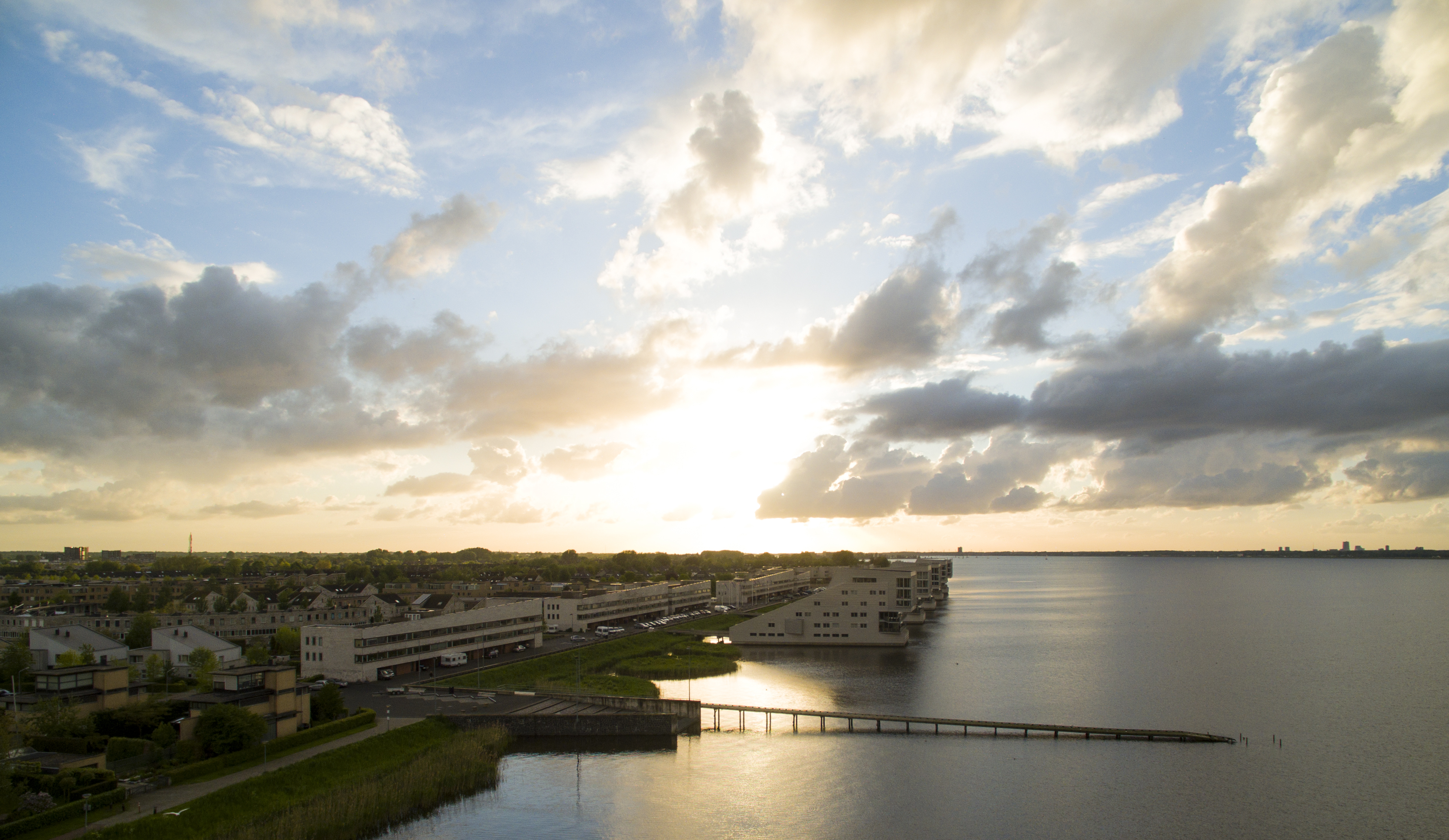 Skyline Huizen, the Netherlands